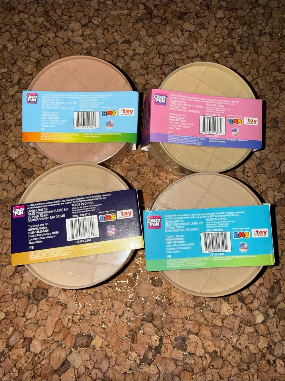 Crazy fun authentic pack of 4 different viral mystery dumplings